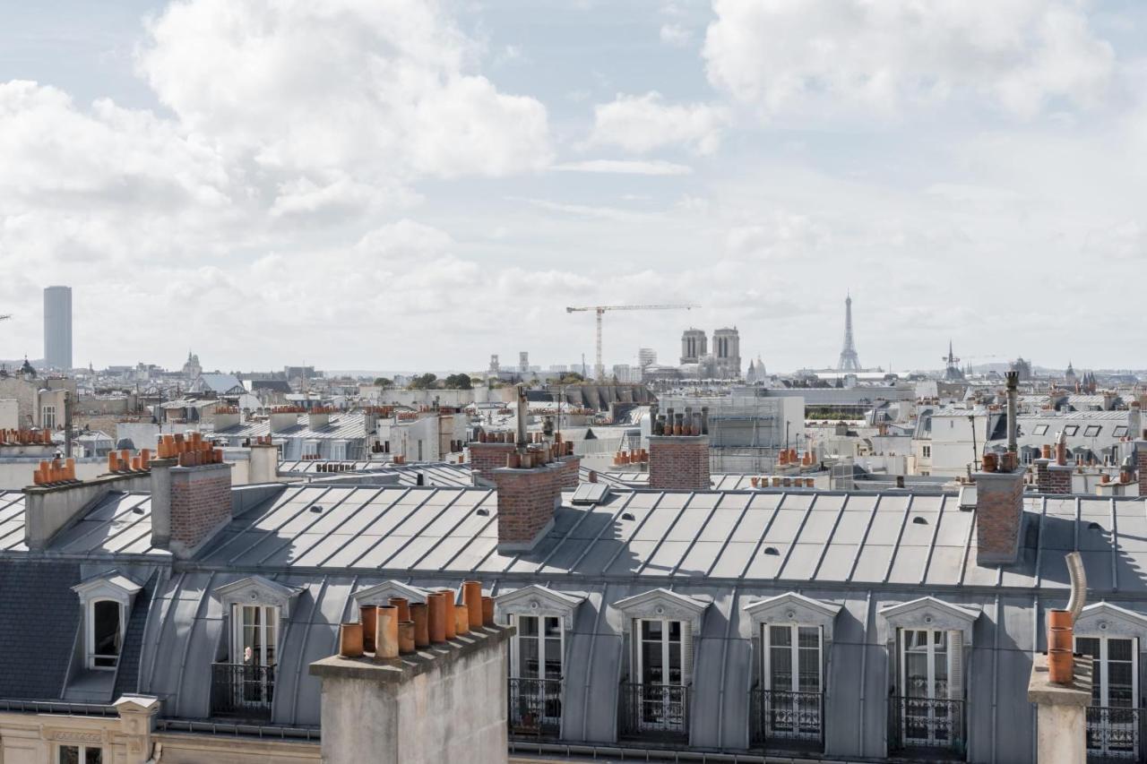 Bright And Homely 1 Bedroom Rooftop Apartment In The Marais In Paris Exterior photo